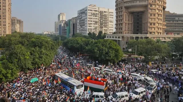 BJP Calls Opposition March to Supreme Court ‘Pure Theatrics’, Blames Congress Leadership for Electoral Losses