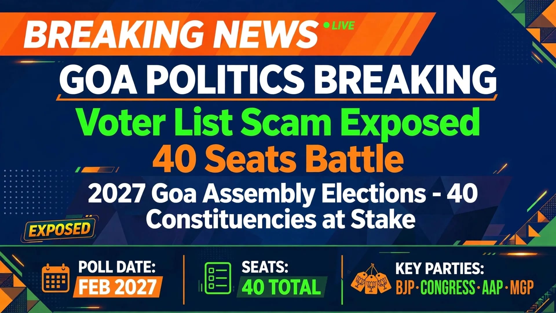 Goa Politics : Rahul Gandhi's Goy Rakhonn Yatra Finale Amid Major Voter List Scam