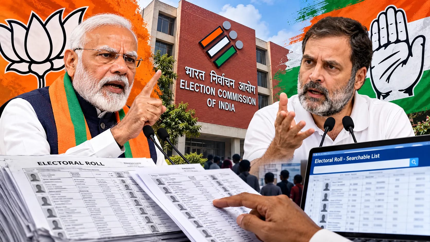 BJP and Congress Clash Over Readable Electoral Rolls: Why Voter-List Transparency Is Back in Focus