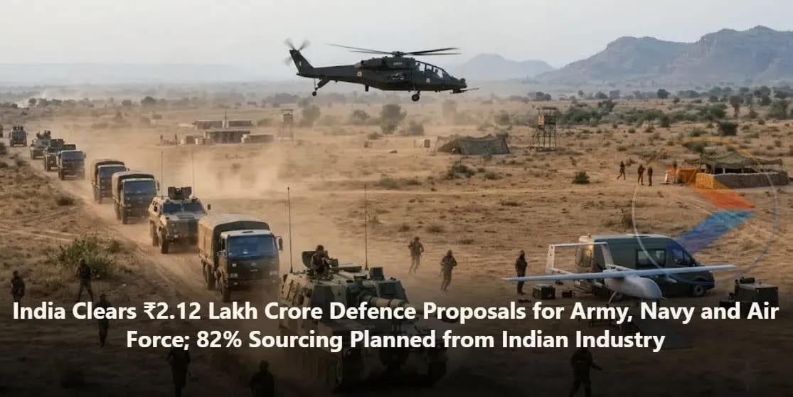 India Approves ₹2.12 Lakh Crore Defence Proposals: What Rajnath Singh’s Latest Decision Means for National Security