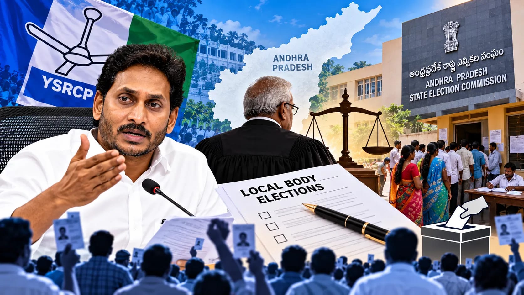 YSRCP Seeks Retired Judge-Led Panel to Oversee Andhra Pradesh Local Body Elections