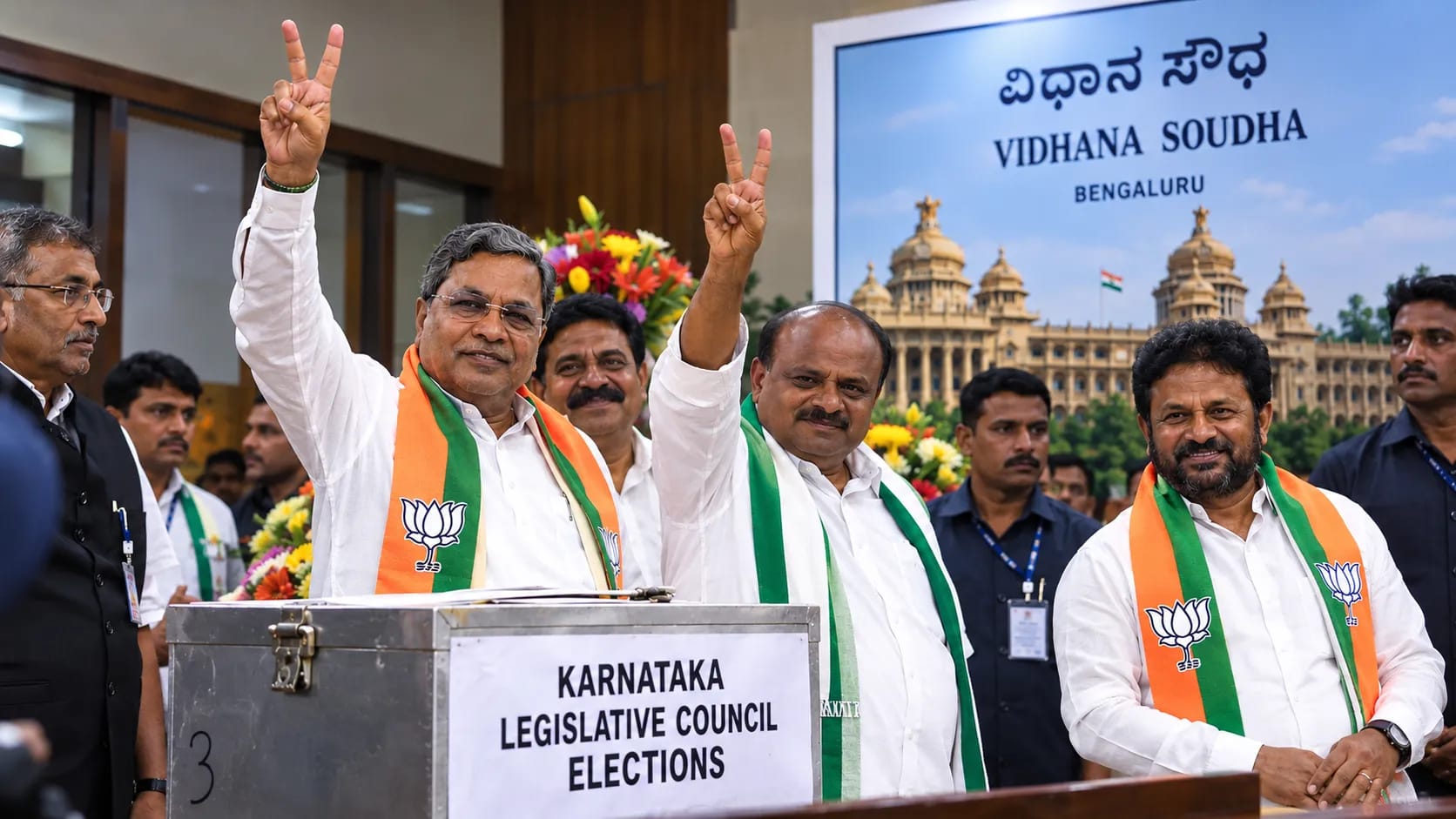 Karnataka MLC Election Results 2026: BJP-JD(S) Alliance Sweeps All 4 Legislative Council Seats in Setback for Congress