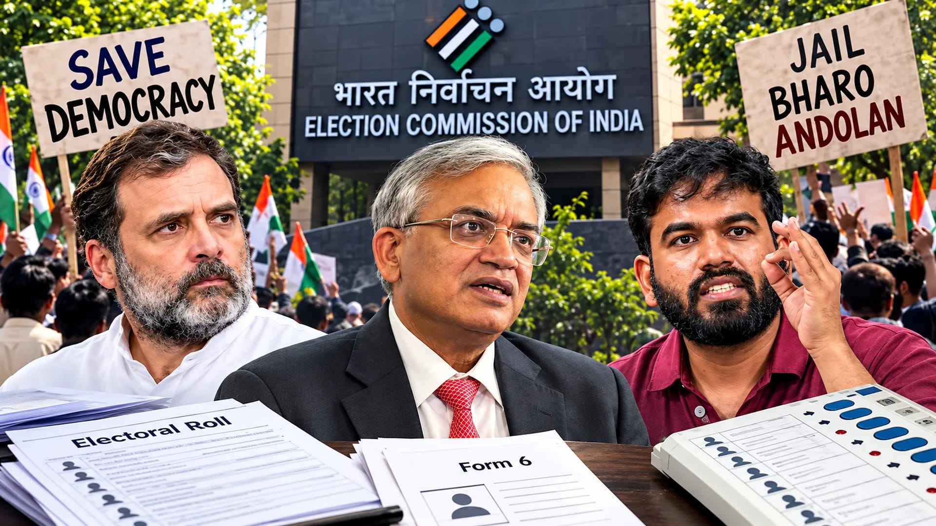 CJP Signals Fresh Protests Over Electoral Rolls as Dispute With ECI Continues