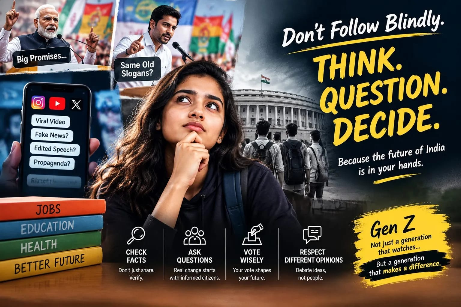 Beyond Reels and Political Slogans: Is Indian Gen Z Ready to Question Its Leaders?