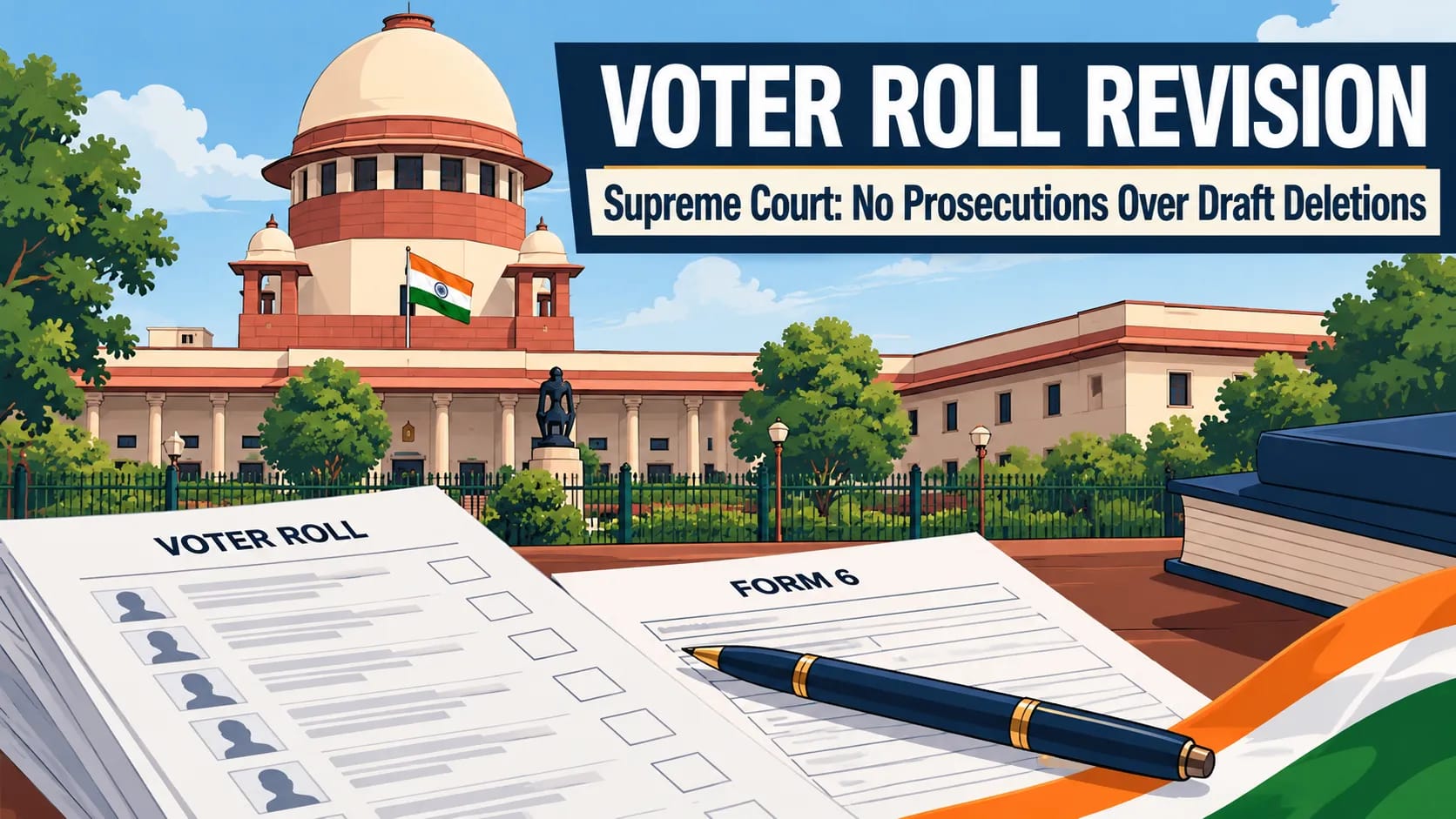 Voter Roll Revision: No Prosecutions Over Draft Deletions, Says Supreme Court in Landmark Delhi Case