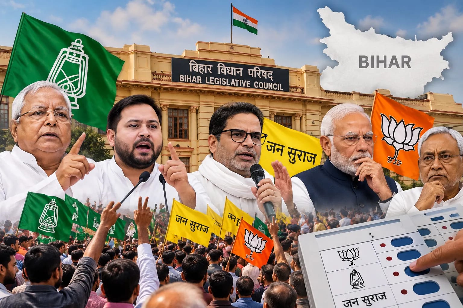 Bihar MLC Election Results 2026: RJD Makes a Strong Comeback, BJP Faces Setbacks as Jan Suraaj Enters Legislative Council