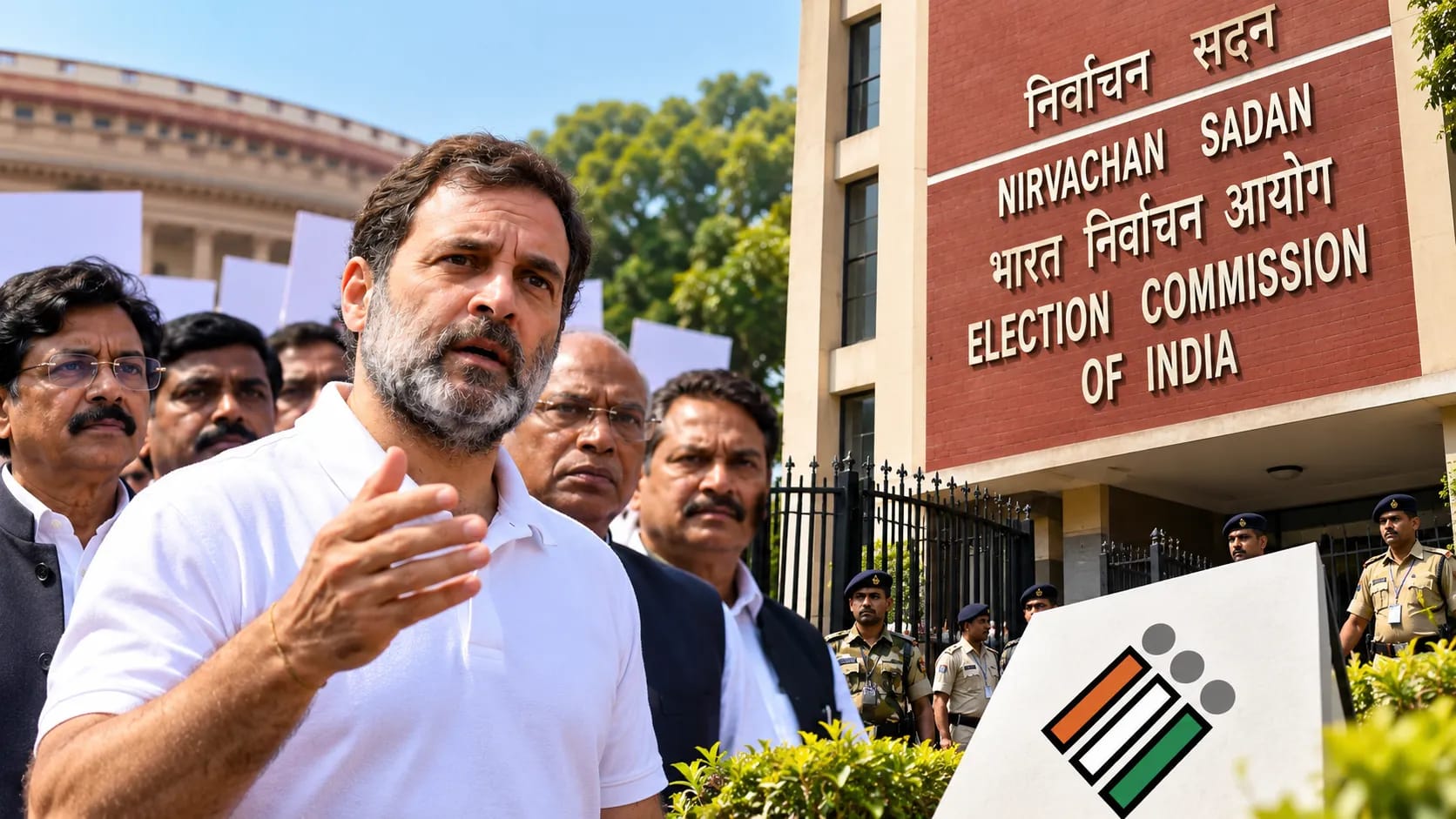 ECI Responds to Rahul Gandhi-Led Delegation: What Happened at Nirvachan Sadan?