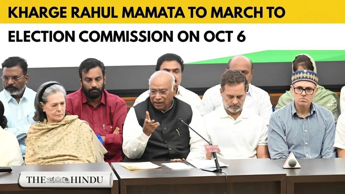 INDIA Bloc Announces Nationwide Protest Plan Over Election Commission Row INDIA Bloc Announces Nationwide Protest Plan Over Election Commission Row