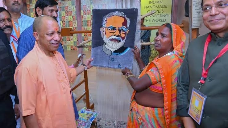 UP’s Fifth-Largest Exporting State, Bhadohi Carpets Make Major Contribution: CM Yogi UP’s Fifth-Largest Exporting State, Bhadohi Carpets Make Major Contribution: CM Yogi
