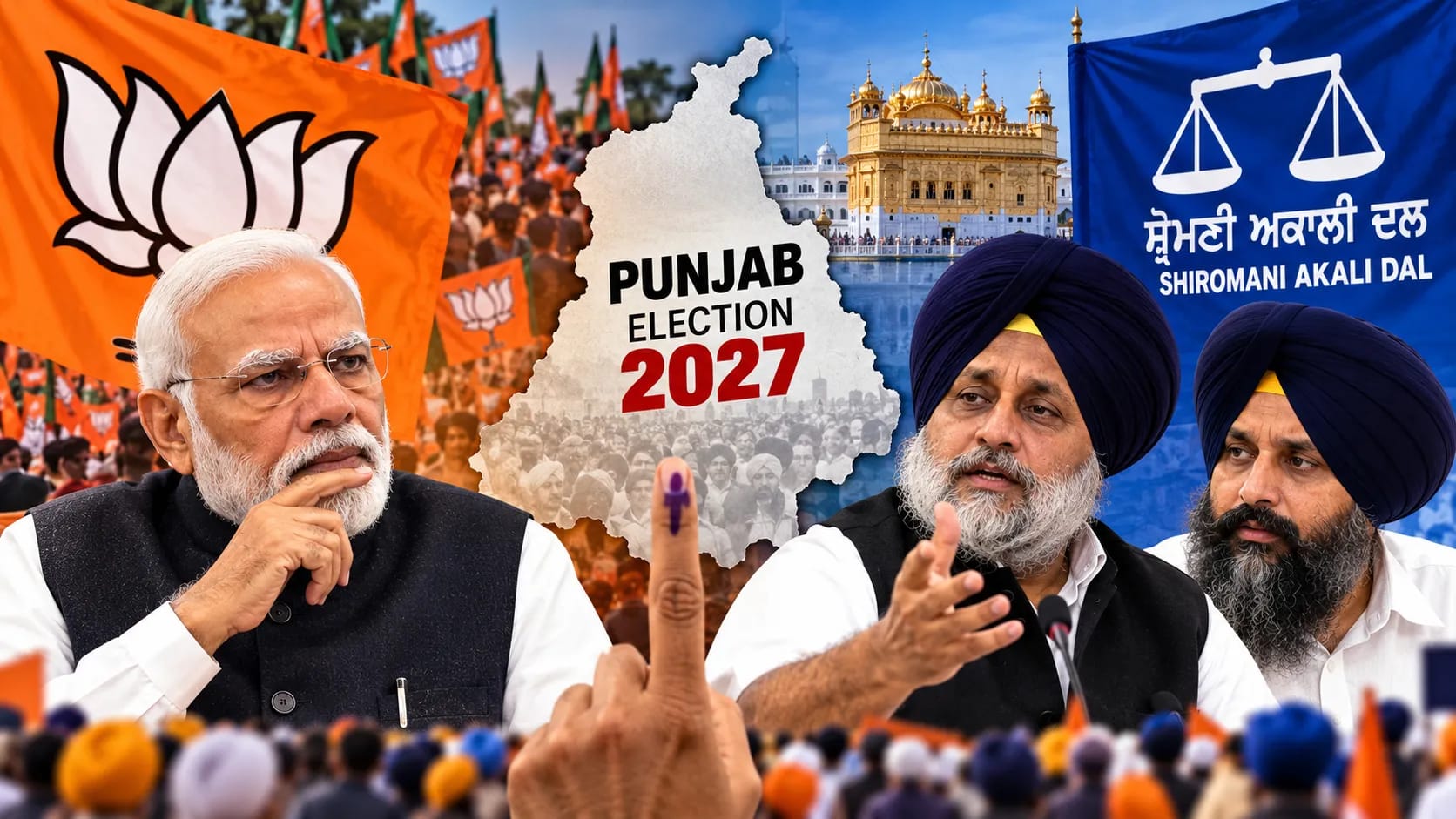Punjab Election 2027: Why a Possible BJP–Akali Dal Alliance Faces Difficult Questions Punjab Election 2027: Why a Possible BJP–Akali Dal Alliance Faces Difficult Questions